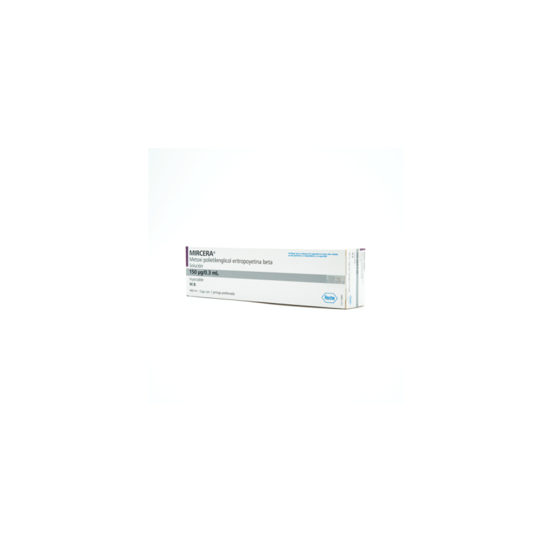 Mircera 150 Mcg 0.3 Ml 1 Jeringa Prellenada - Metoxi Polietilenglicol eritropoyetina beta