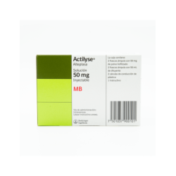 Actilyse De 50 mg Con 2 Frasco Ámpula - Alteplasa