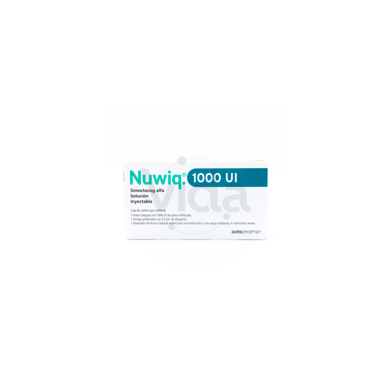 Nuwiq 1000 UI Solución Inyectable - Simoctocog Alfa