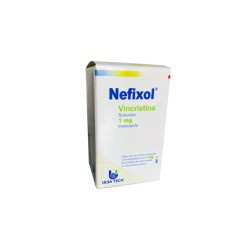 Nefixol De 1 mg Con Solución con 1 Frasco Ámpula Inyectable - Vincristina