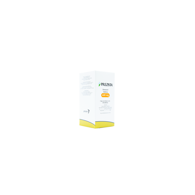 Prezista De 600 mg Con 60 Tabletas - Darunavir