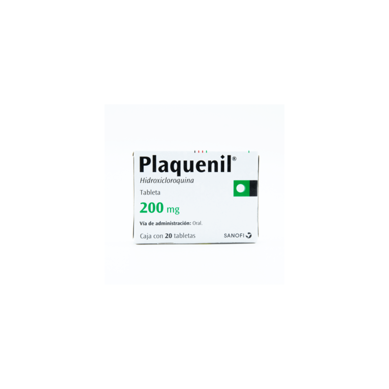 Plaquenil 200 De 200 mg Con 20 Tabletas - Hidroxicloroquina Sulfato