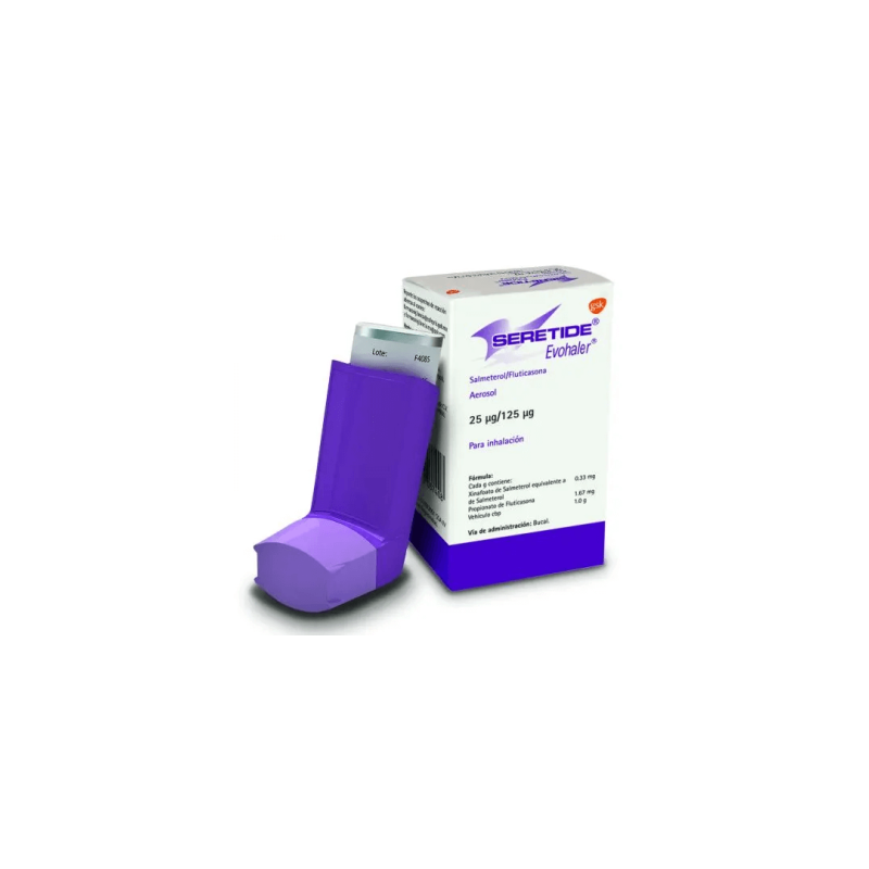Seretide Evoh Aer Co/Do 25/125mcg 120 Dss - Fluticasona Salmeterol
