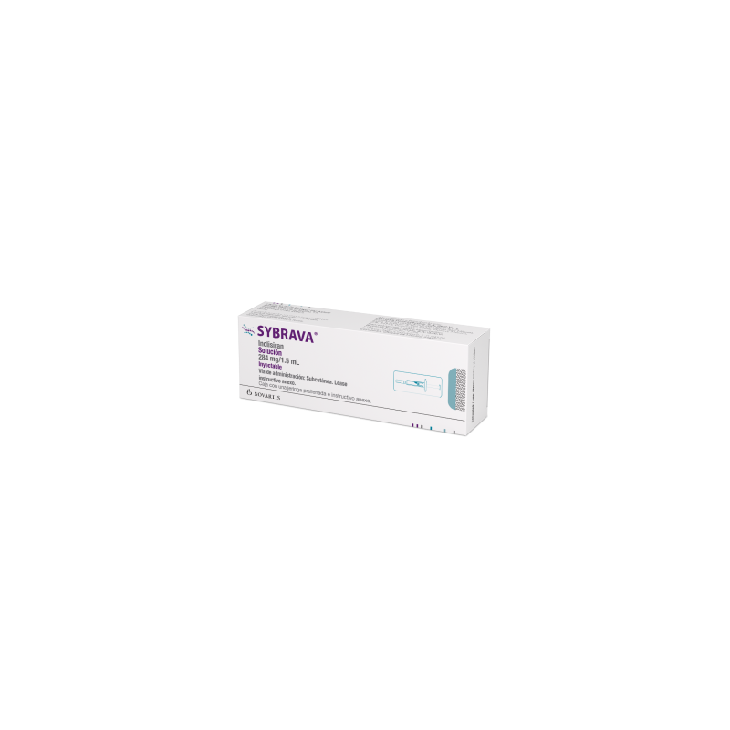 Sybrava de 284 mg / 1.5 mL Solución Inyectable. Caja con Jeringa Prellenada - Inclisiran