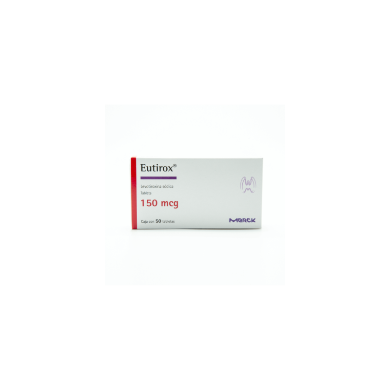 Eutirox De 150 mcg Con 50 Tabletas - Levotiroxina Sódica