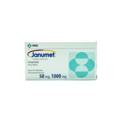 Janumet 50/1000mg Com Caj C/56 - Metformina, Sitagliptina