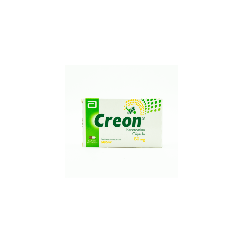 Creon 10000 De 150 mg Con 50 Cápsulas - Pancreatina