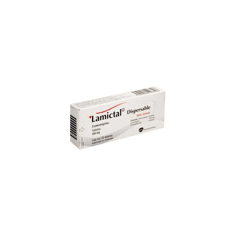 Lamictal 100mg Tab Caj C/28 Disper