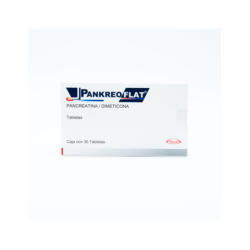 Pankreoflat 170/80 De 170/80 mg Con 30 Grageas - Pancreatina/Dimeticona