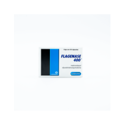 Flagenase De 400 mg Caja Con 30 Cápsulas - Metronidazol / Diyodohidroxiquinoleína