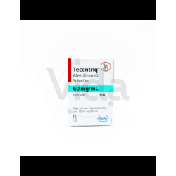 Tecentriq Solución De 1200mg/ 20 mL Con 1 Frasco Ámpula - Atezolizumab