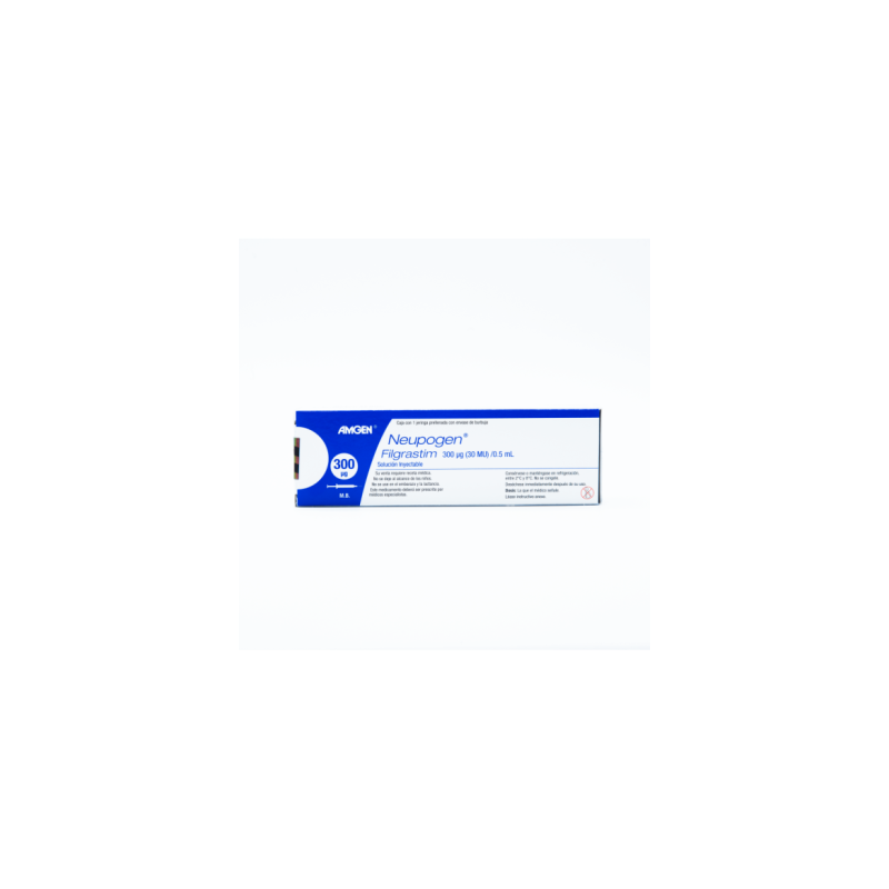 Neupogen De 300 mcg Con 1 Jeringa Solución Inyectable - Filgrastim