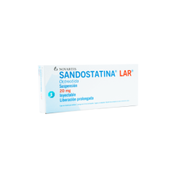 Sandostatina Lar De 20 mg Con 1 Frasco Ámpula - Octreotida