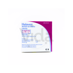 Halaven 1mg / 2mL Inyectable Con Frasco Ámpula con 2 mL - Mesilato de Eribulina