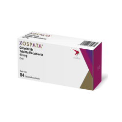 Xospata de 40 Mg Caja con 84 Tabletas - Fumarato de Gilteritinib