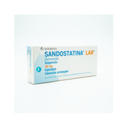 Sandostatina Lar De 30 mg Con 1 Frasco Ámpula - Octreotida